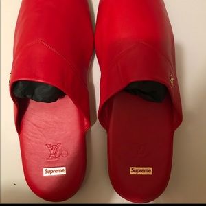 Supreme Louis Vuitton Hugh Slippers